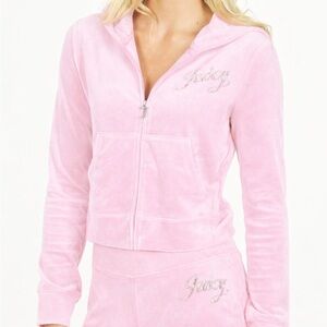 Juicy Couture Light Pink Velour tack set
